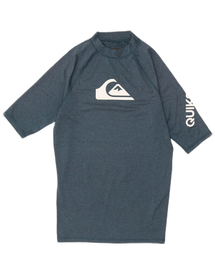 Quiksilver Herren-T-Shirt mit Grafik, Größe S, Blau