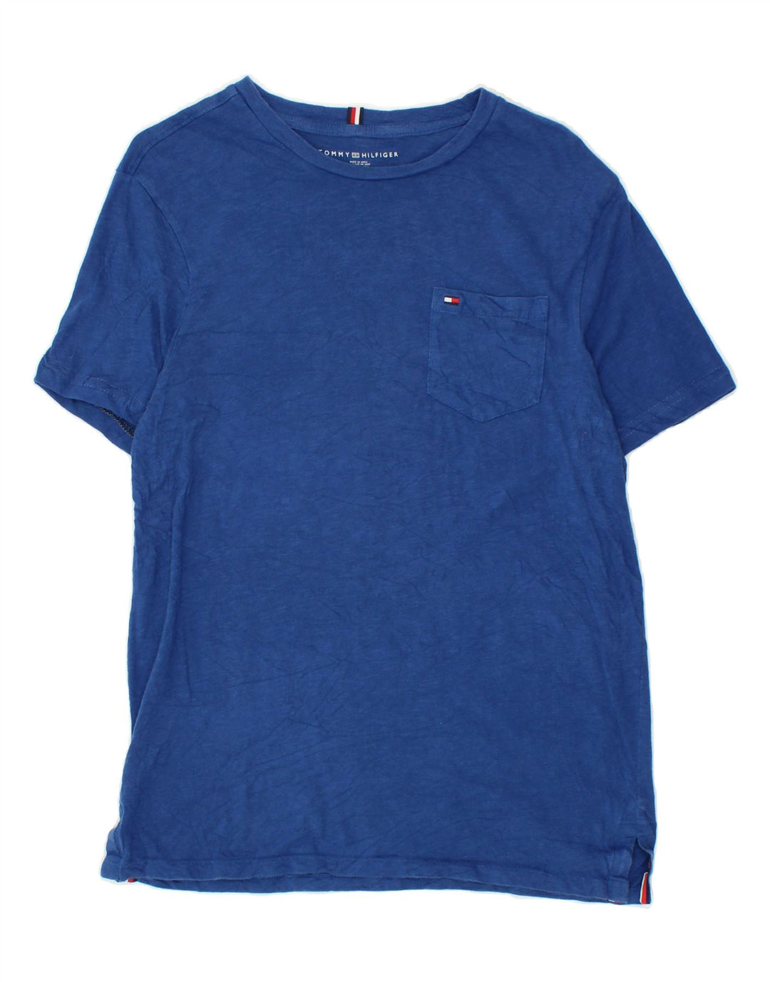 TOMMY HILFIGER Mens T-Shirt Top XS Navy Blue Vintage Tommy Hilfiger and Second-Hand Tommy Hilfiger from Messina Hembry 