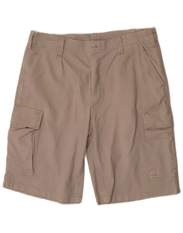 Vintage Herren Cargo Shorts 2XL W38 Grau Baumwolle