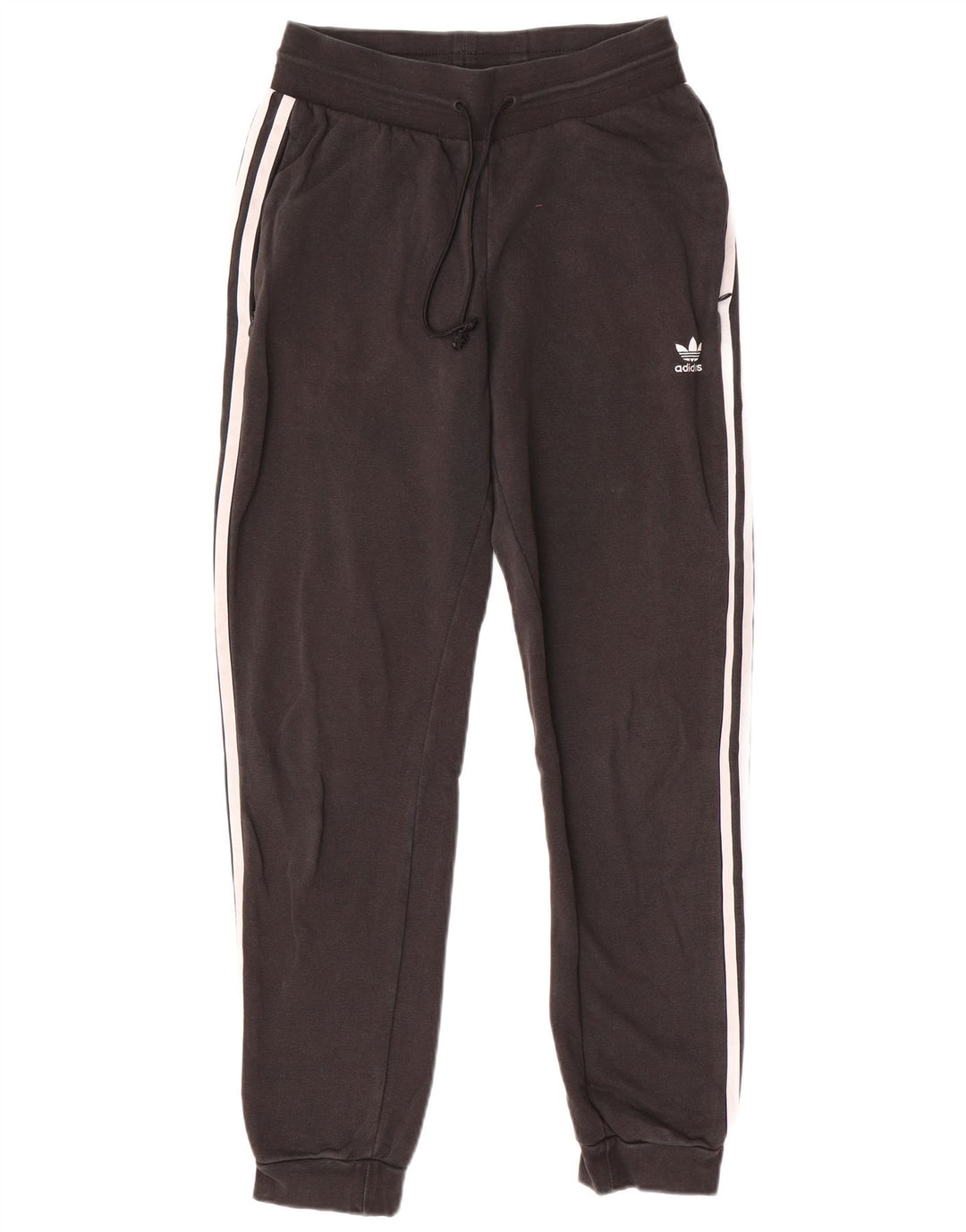 ADIDAS Damen Trainingshose Jogger UK 10 Small Schwarz Polyester