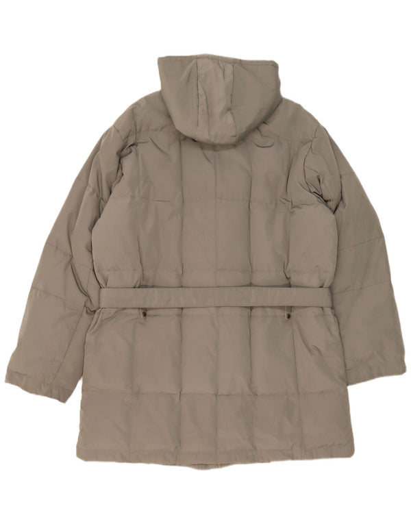 Piero Guidi Herren gepolsterter Mantel UK 44 2XL Grau Polyester