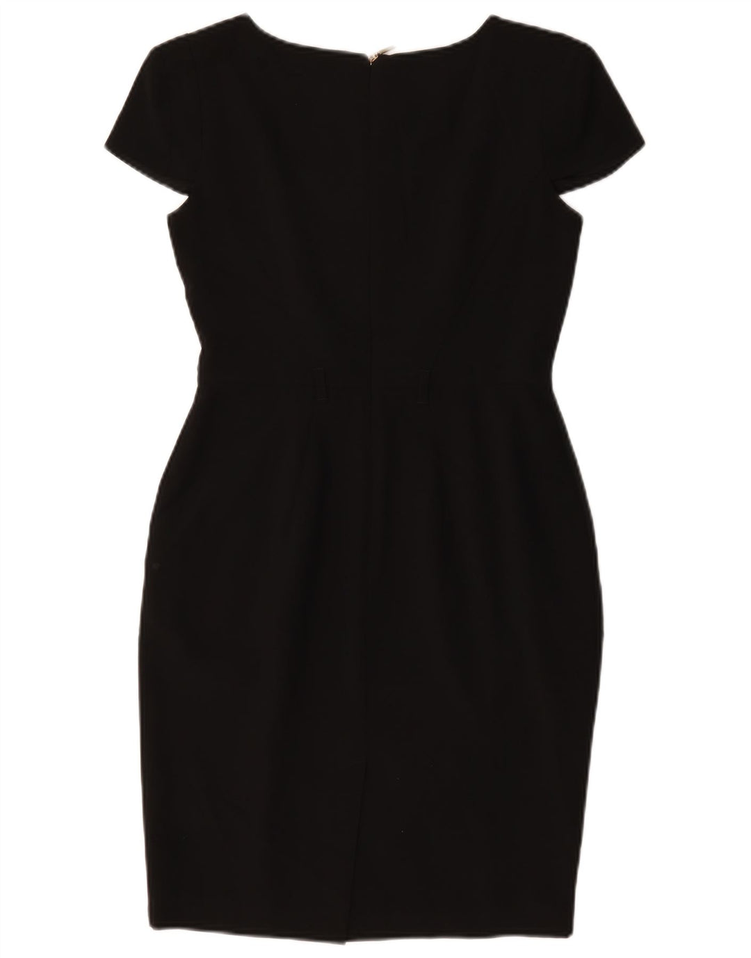 Marks & Spencer Damen Petite Etuikleid UK 8 Small Schwarz Polyester