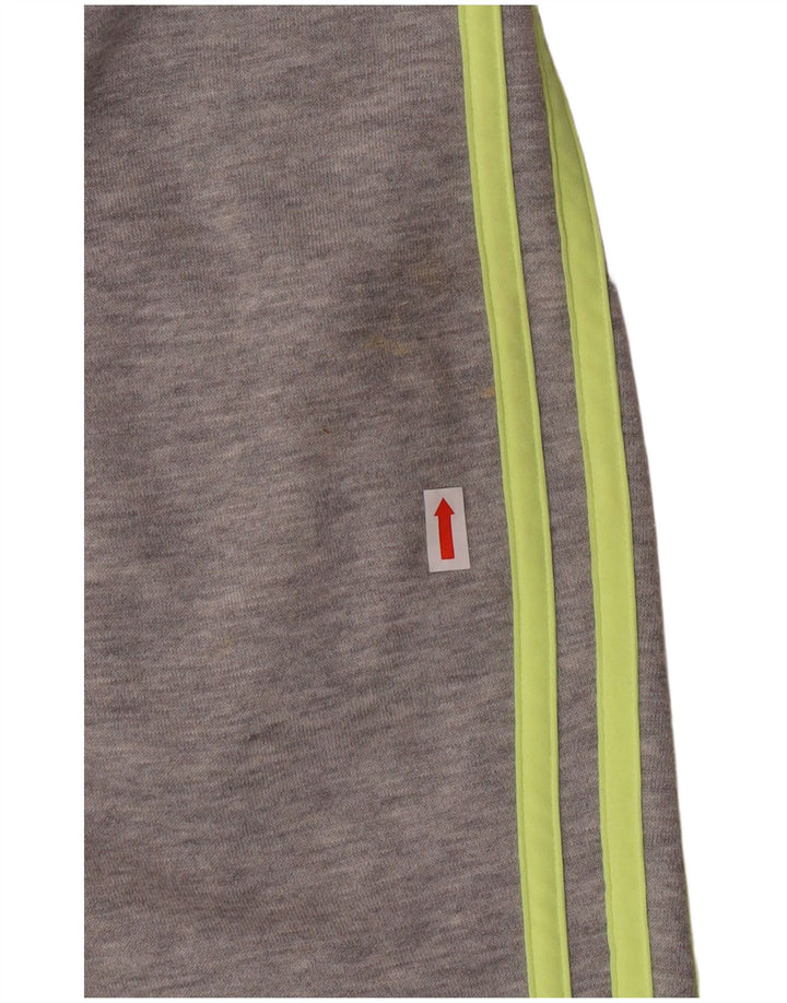 Adidas Damen Bermuda Sport Shorts UK 12/14 Mittelgraues Polyester