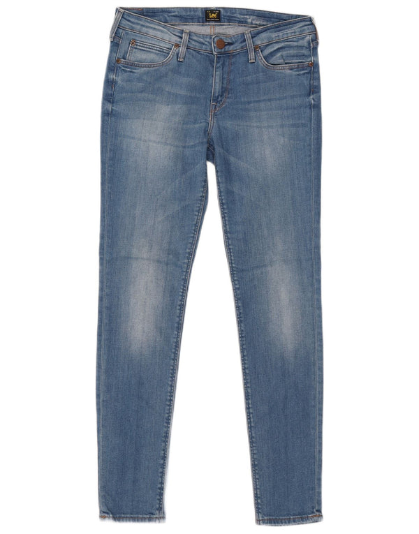 Lee Damen Scarlett Skinny Jeans W29 L33 Blaue Baumwolle
