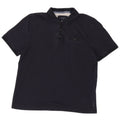 Ted Baker Herren-Poloshirt, Größe 4, groß, marineblaue Baumwolle