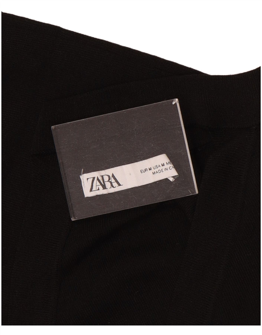 Zara Damen One-Shoulder-Bodycon-Kleid UK 12 Medium Schwarz