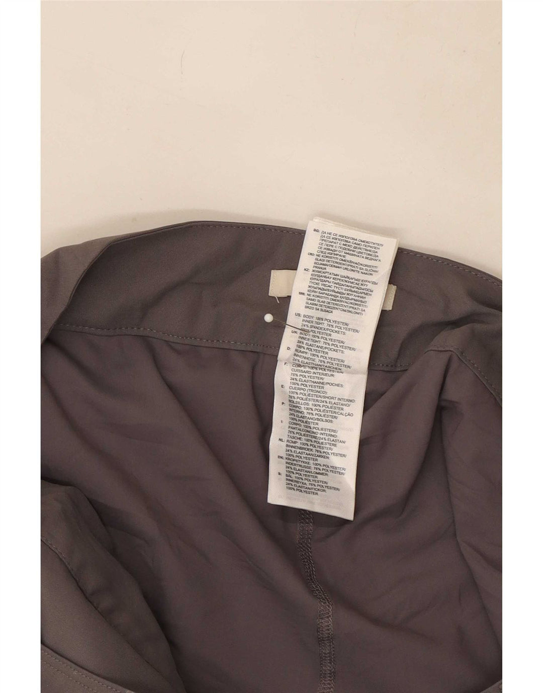 Adidas Damen Minirock UK 14 Large W32 Grau Polyester