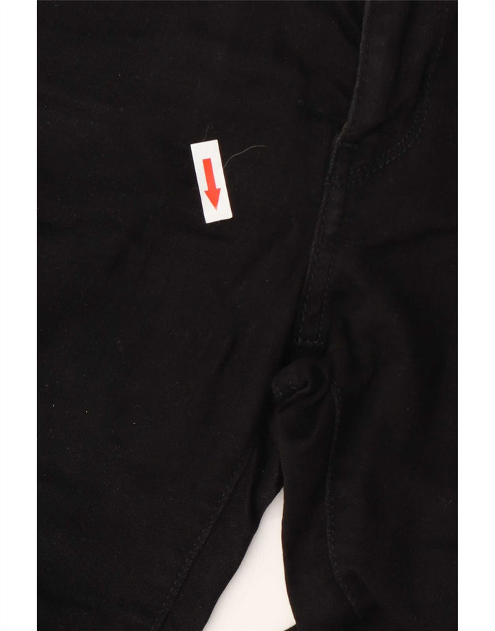 Levi's Damen 712 Slim Jeans W25 L27 Schwarze Baumwolle