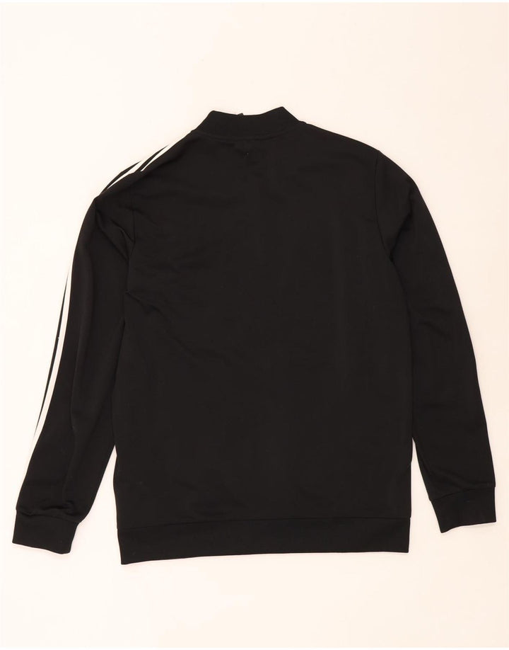 Adidas Herren-Trainingsanzug-Top-Jacke, groß, aus schwarzem Polyester