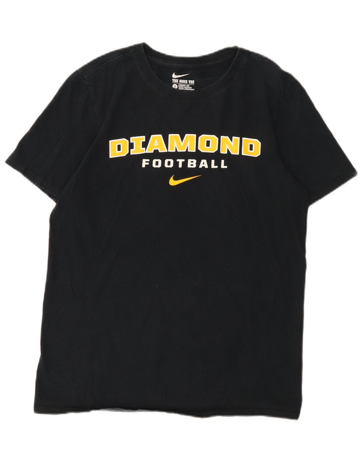 Nike Herren Diamond Graphic T-Shirt Top Small Schwarz
