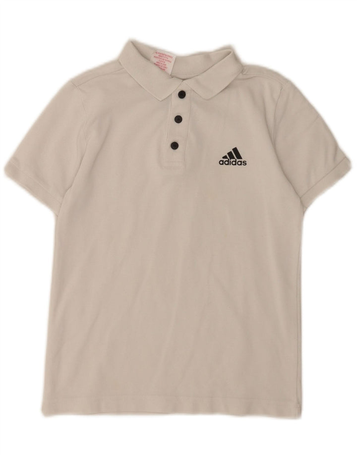 Adidas Jungen Poloshirt 9-10 Jahre Weiß