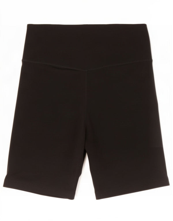 Nike Damen Dri Fit Sport Shorts UK 10 Small Schwarz Polyester