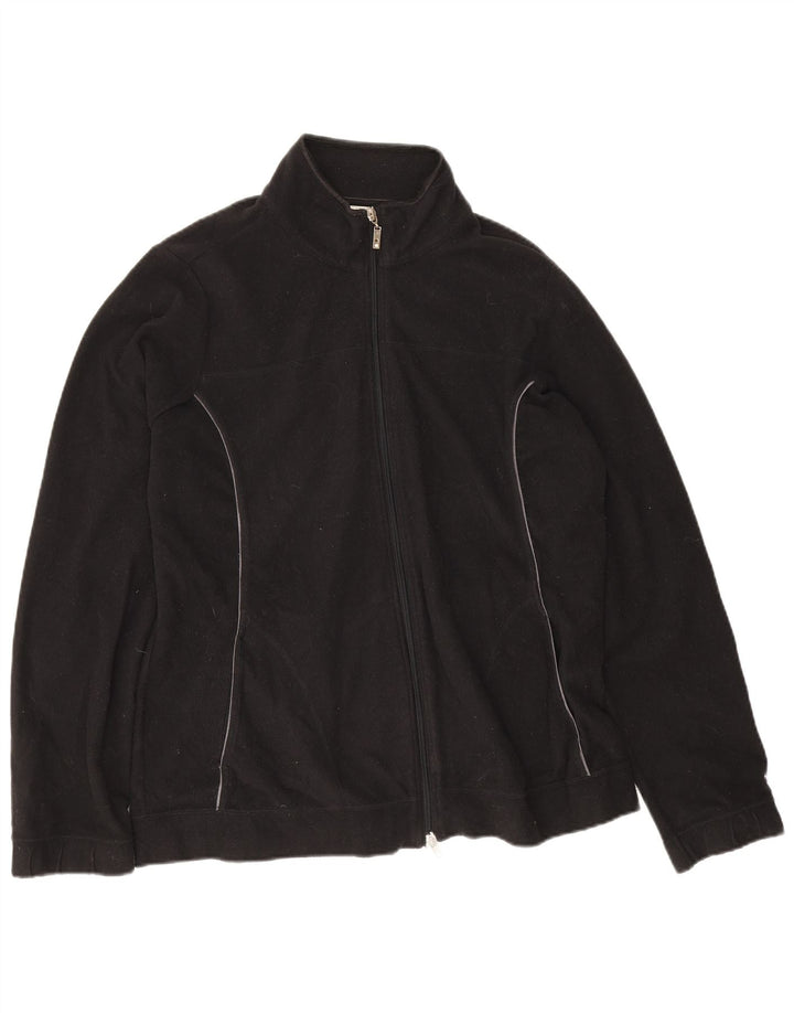 Champion Damen Fleecejacke UK 20 2XL Schwarz