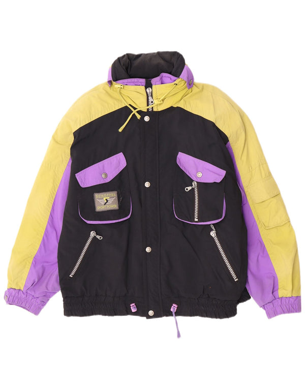 Schoffel Mens Gore-Tex Hooded Ski Jacket UK 42 XL Multicoloured Colourblock