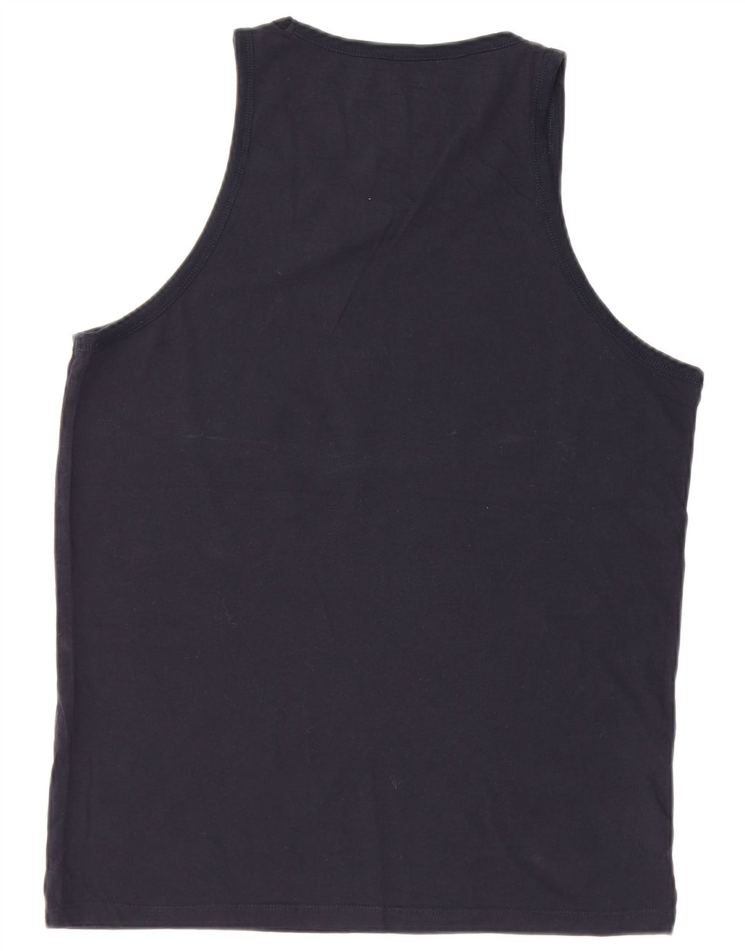 Jack & Jones Herren-Weste mit schmaler Passform und Grafik, Größe L, Marineblau