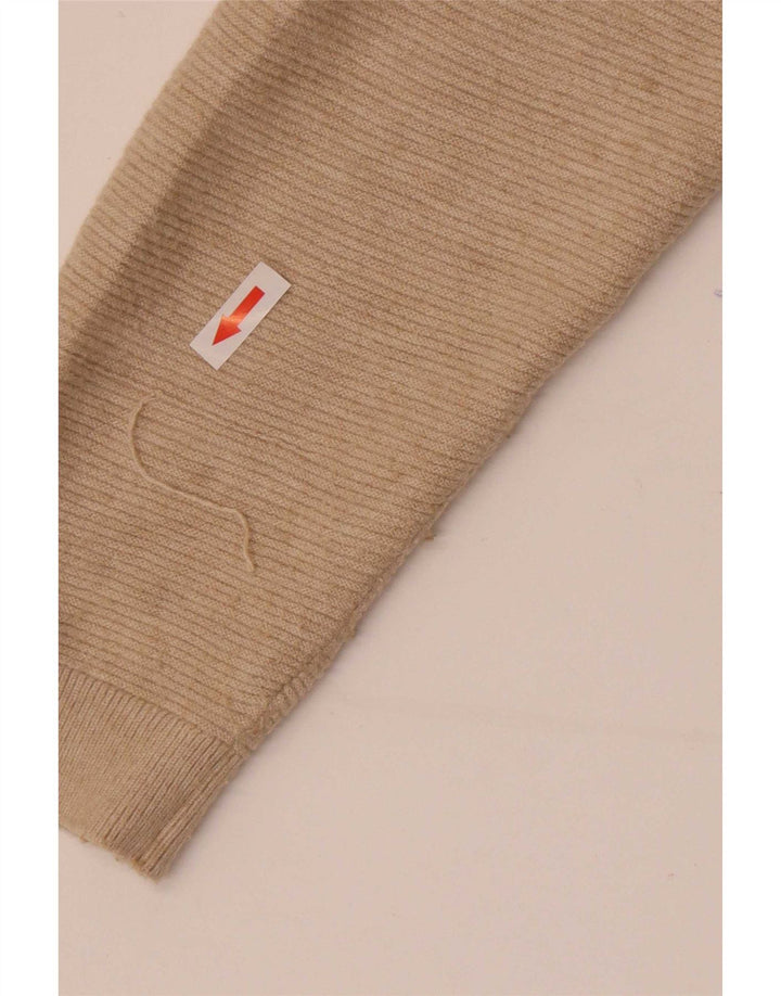 White Stuff Offener Damen-Cardigan-Pullover UK 10 Small Beige