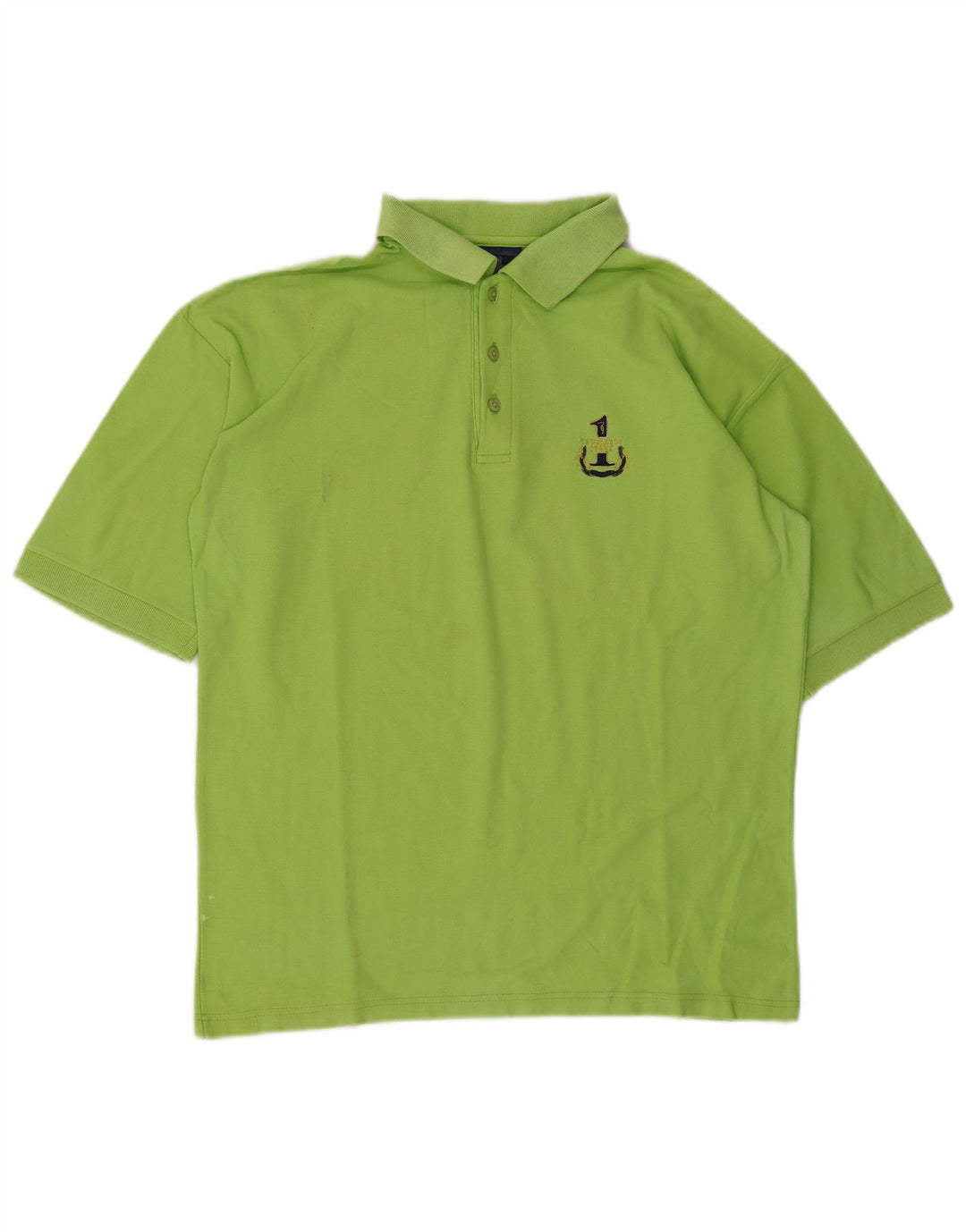 Trussardi Jeans Herren-Poloshirt, Größe S, grüne Baumwolle