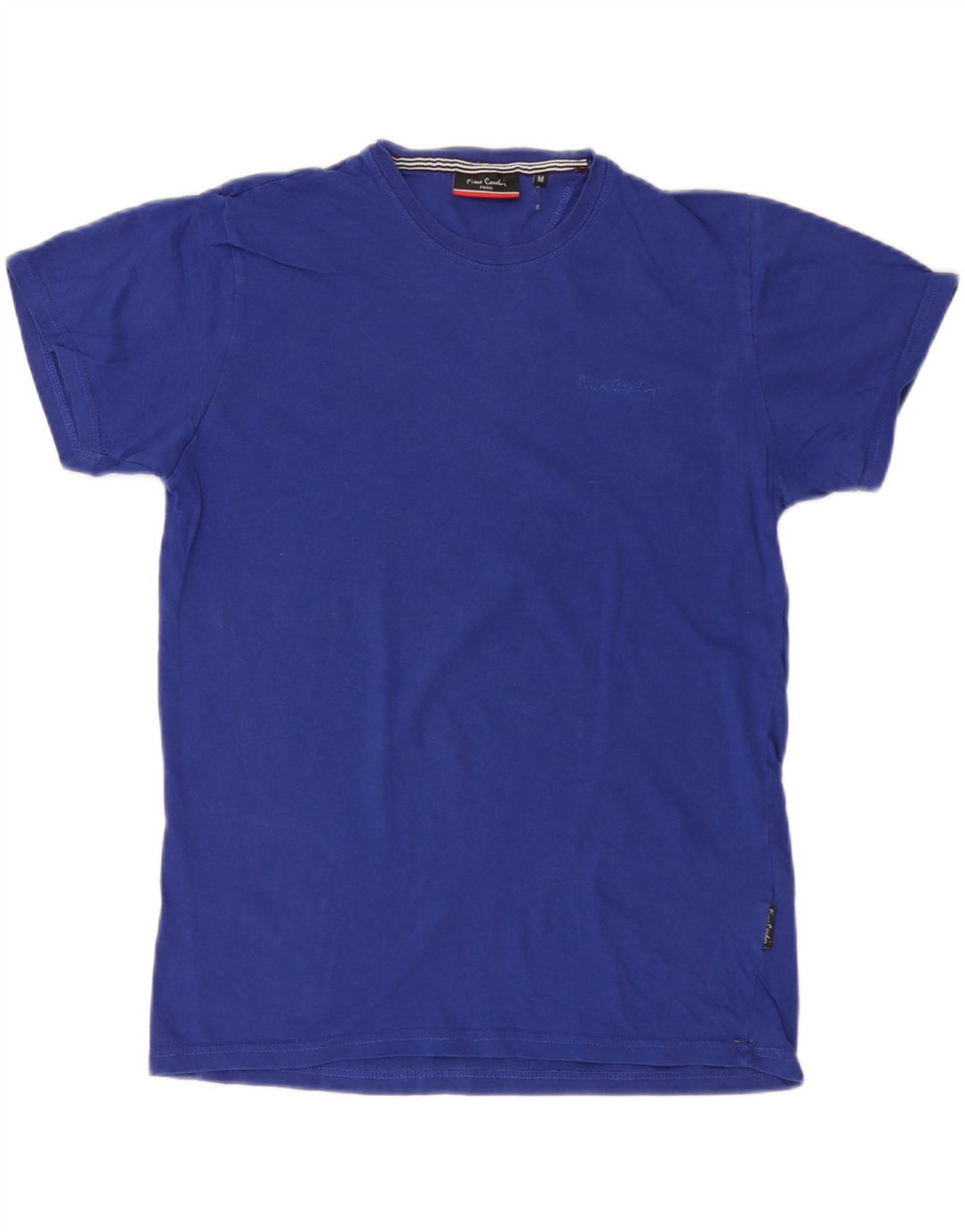 Pierre Cardin Herren T-Shirt Top mittelblaue Baumwolle