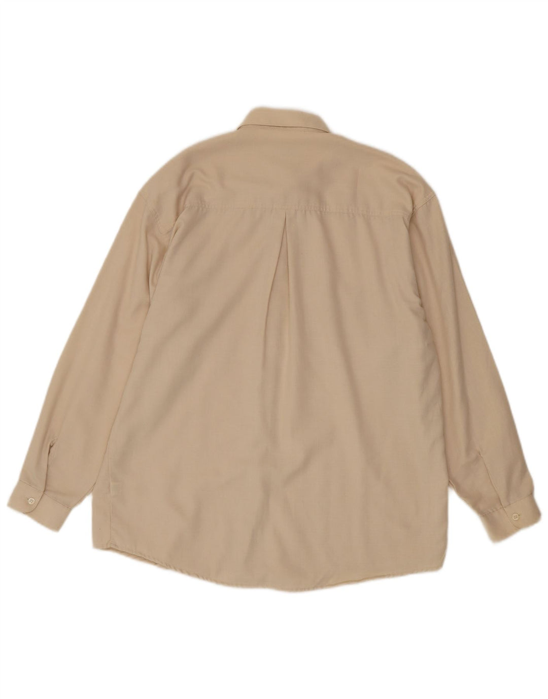 Vintage Damen Shirt UK 14 Medium Off White Polyester