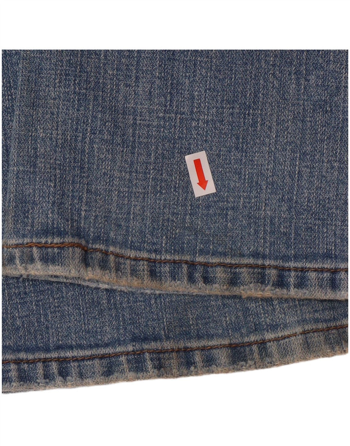 LEVI'S Damen 545 Low Bootcut Jeans US 4 Small W28 L32 Blaue Baumwolle