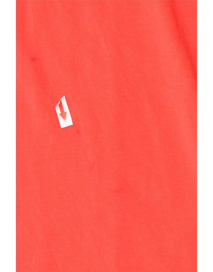 Nike Herren Dri Fit Graphic T-Shirt Top Große rote Baumwolle