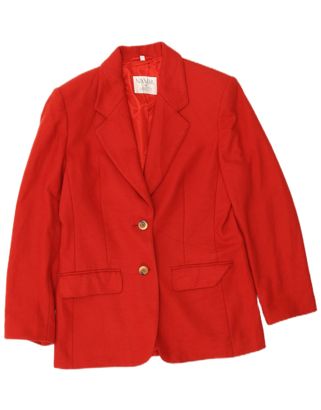 Nixmar By Lancetti Damen 2-Knopf-Blazerjacke IT 44 Mittelrot