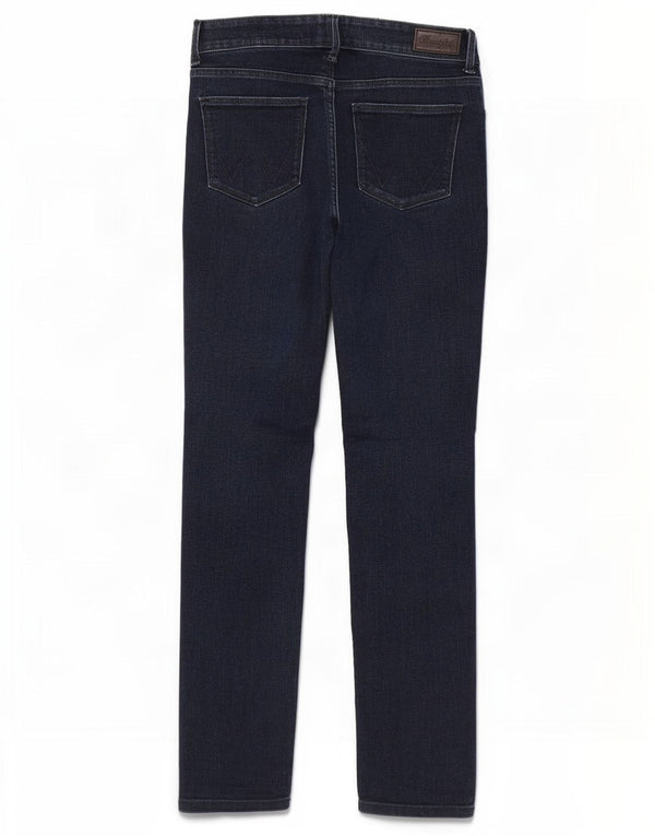 Wrangler Damen Slim Jeans W28 L32 Marineblaue Baumwolle