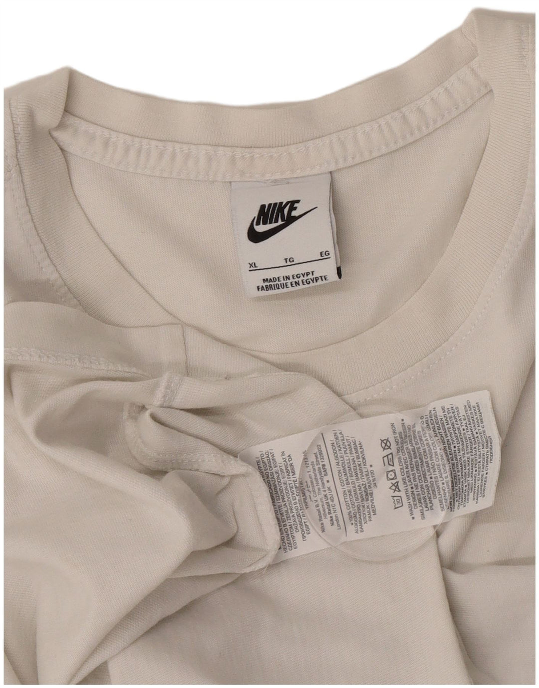 Nike Herren T-Shirt Top XL Weiße Baumwolle