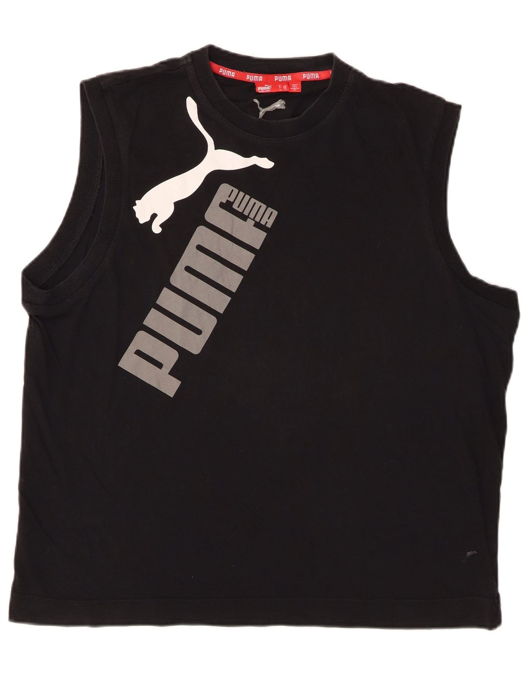 PUMA Herren Graphic Vest Top XL Schwarz
