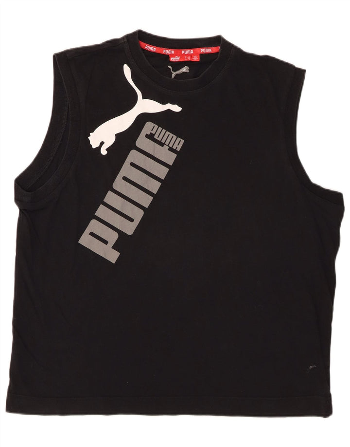 PUMA Herren Graphic Vest Top XL Schwarz