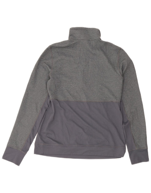 Adidas Damen Climalite Pullover Trainingsanzug Top UK 12/14 Mittelgrau
