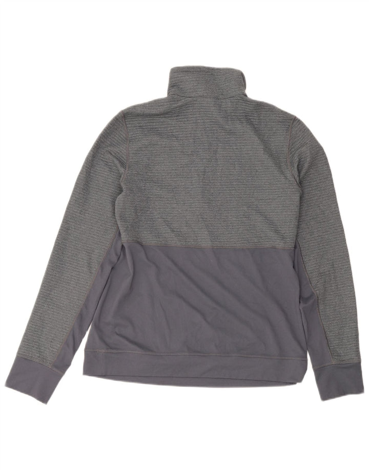 Adidas Damen Climalite Pullover Trainingsanzug Top UK 12/14 Mittelgrau