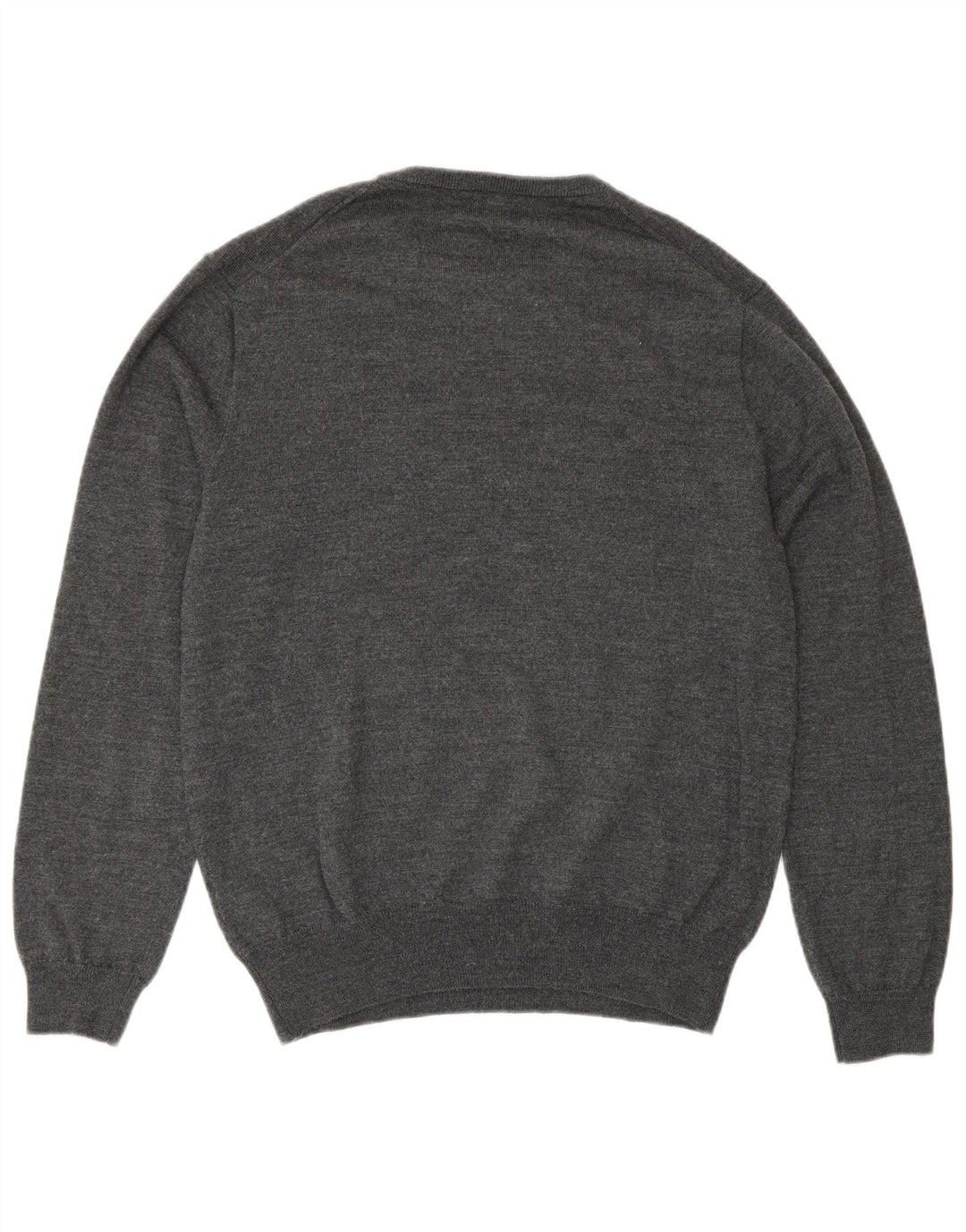 Polo Ralph Lauren Herren-Pullover mit Rundhalsausschnitt, mittelgraue Wolle