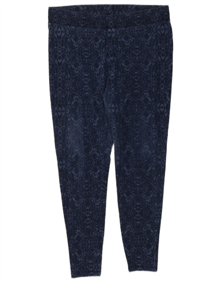 Marks & Spencer Damen Leggings UK 18 XL Blau Ikat