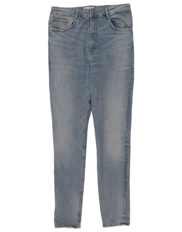 Zara Damen Skinny Jeans EU 44 XL W34 L27 Blaue Baumwolle