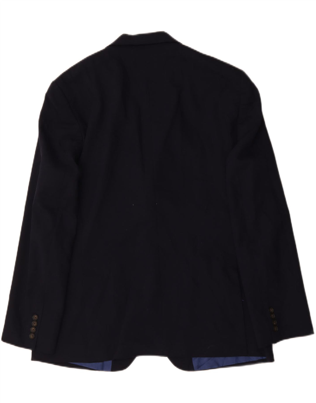 Marks & Spencer Herren-Blazer mit 2 Knöpfen, UK 44, XL, marineblaue Wolle