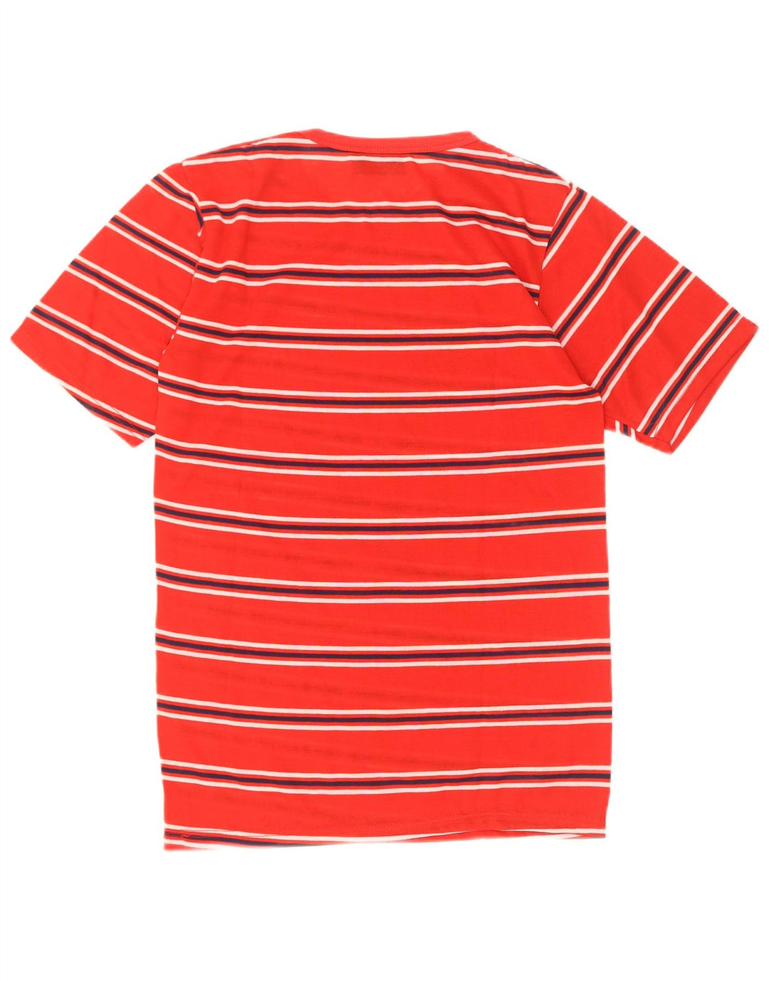 Vintage Herren T-Shirt Top Kleines rot gestreiftes Acryl