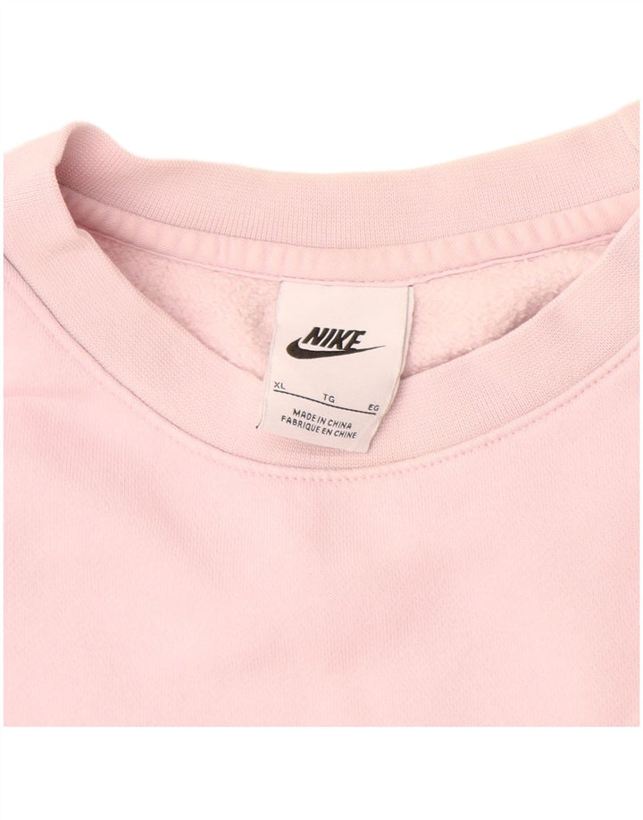 NIKE Herren Sweatshirt Pullover XL Rosa Baumwolle