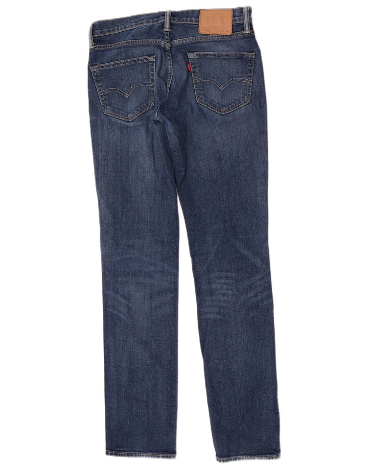 Levi's Damen 511 Slim Jeans W30 L32 Blaue Baumwolle
