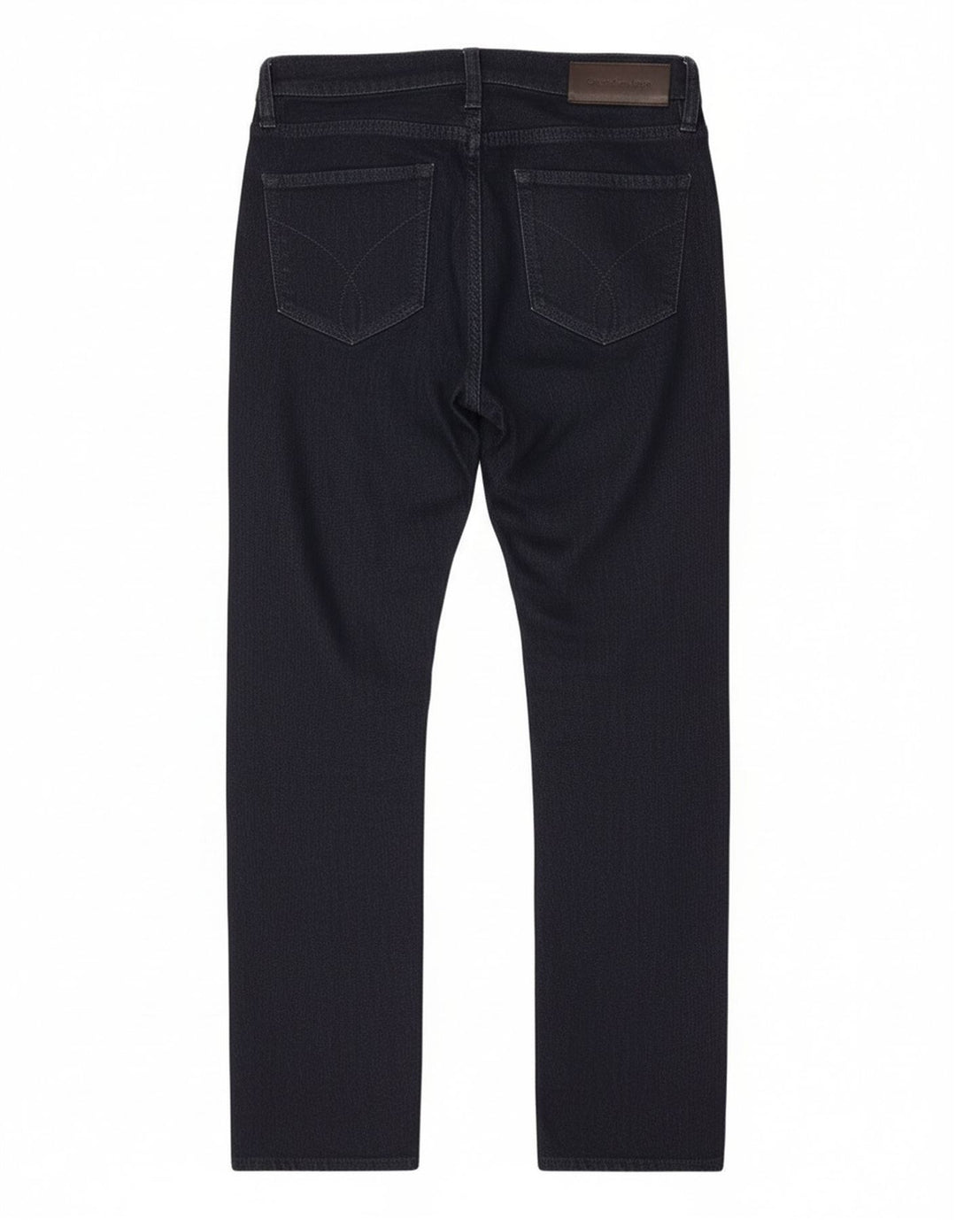 Calvin Klein Damen Straight Jeans W32 L27 Marineblaue Baumwolle