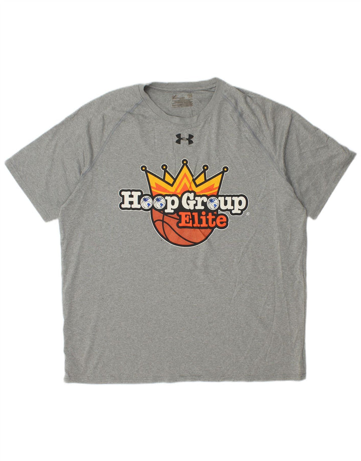 Under Armour Herren-T-Shirt mit Grafik, Größe L, Grau