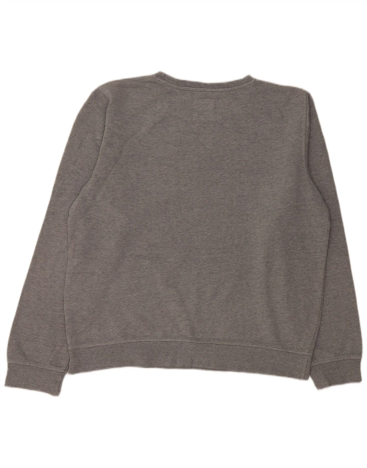 ELEMENT Herren-Sweatshirt mit Grafik, groß, graue Baumwolle