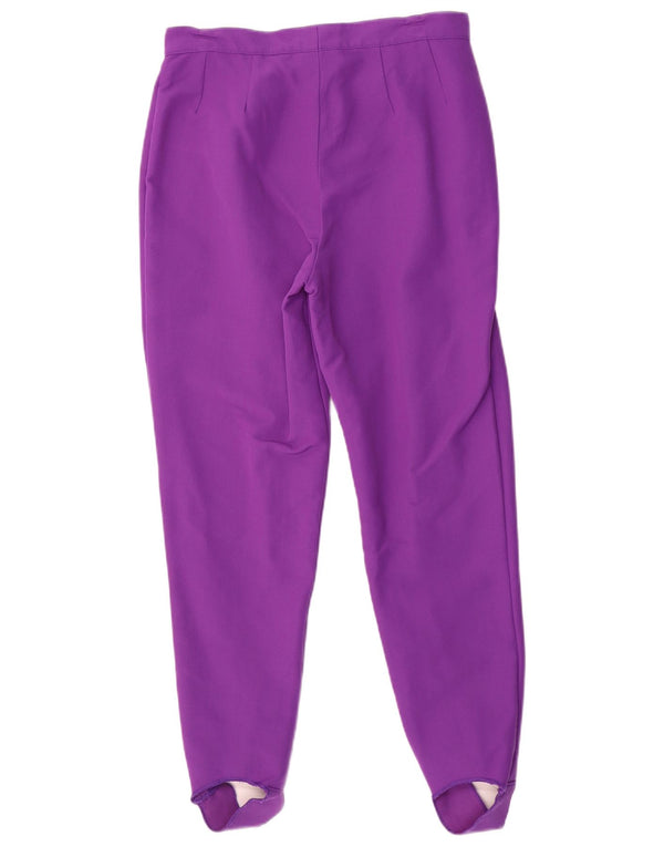 Vintage Damen Steigbügelhose IT 46 Groß W28 L29 Lila Acryl Sport