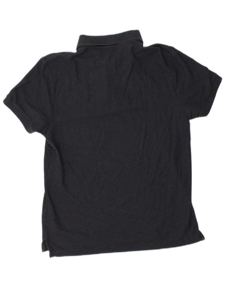 NIKE Herren-Poloshirt, mittelgroß, schwarze Baumwolle