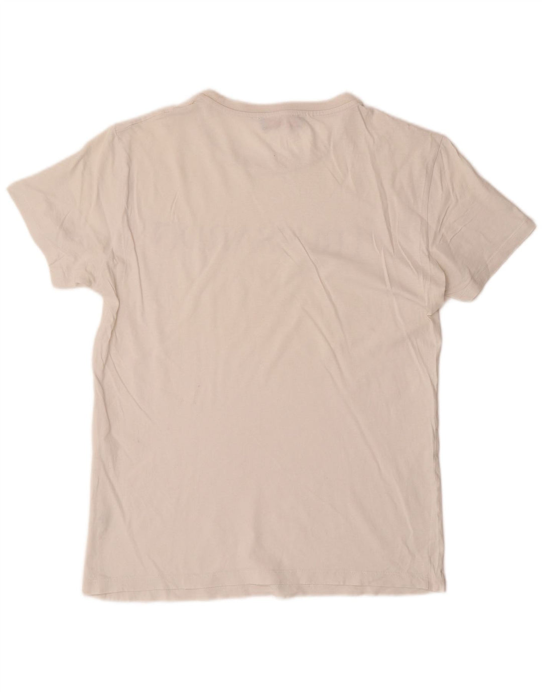 Trussardi Jeans Herren-T-Shirt mit Grafik, mittelgroß, gebrochenes Weiß