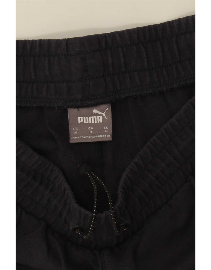 Puma Herren-Sportshorts aus mittelblauer, marineblauer Baumwolle