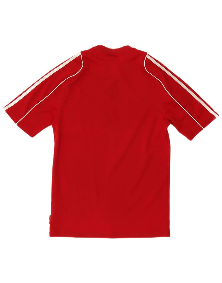 Adidas Herren Climalite T-Shirt Top Small Rot Polyester