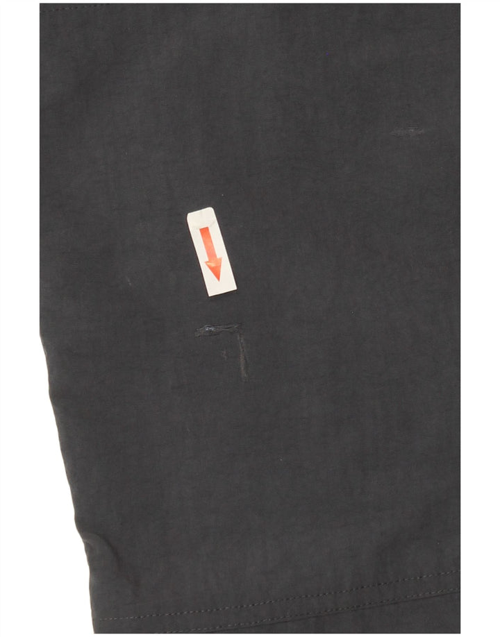 Adidas Damen Caprihose UK 14 Large W32 L21 Graues Polyamid