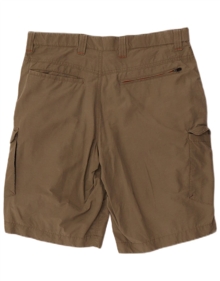 Marks & Spencer Herren Cargoshorts W34 Large Khaki Baumwolle