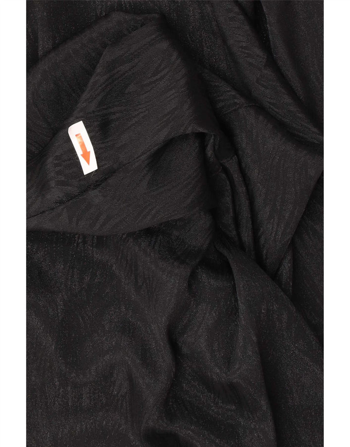 Fascino Damen-Hemdbluse, UK 14, mittelschwarz, Polyester mit Tiermuster